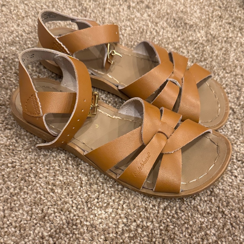 Salt Water Sandals by Hoy - Classic Brown Kids Sandals